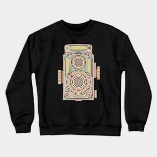 Light Vintage Camera Crewneck Sweatshirt